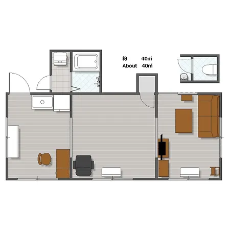 四万川 Apartment Yao Exterior photo